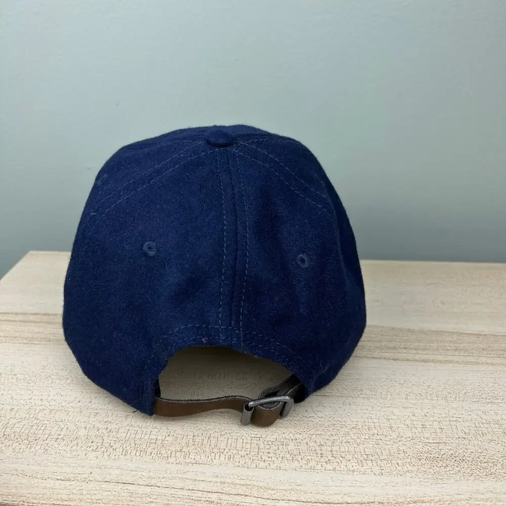 Lucky Brand Coors Light Patch Baseball Cap Navy Blue Wool Blend Hat Boho Western